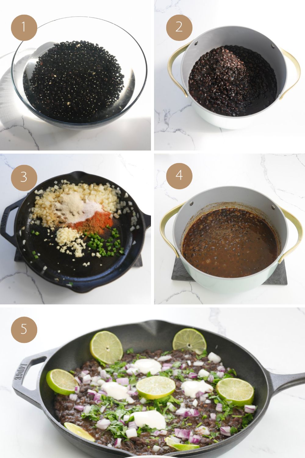 how to prepare vegan Mexican black bean stew 